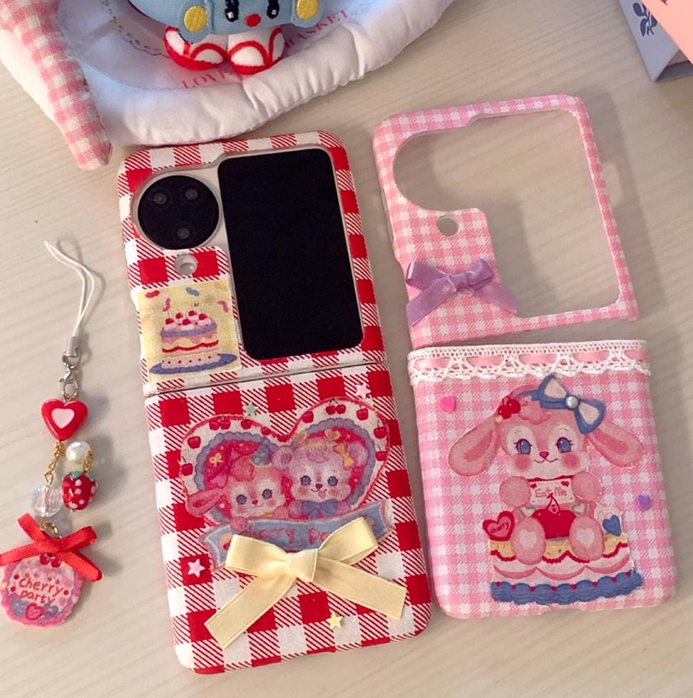handmade case, phone charm, phone accessory, custom design, iPhone case, Google phone case, foldable phone case, flip phone case, custom phone case, Y2K style, pink phone case, cute phone case, personalized case
