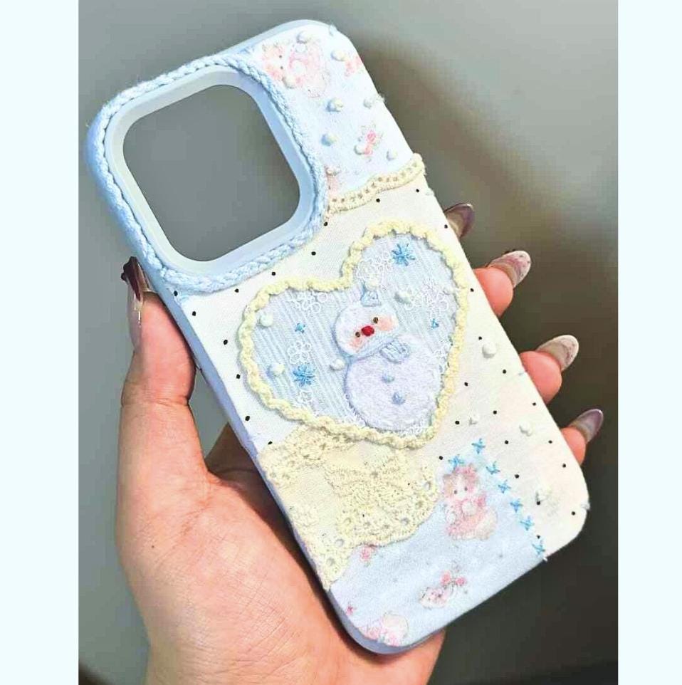 Custom Handmade Fabric Phone Case - Spring Floral Style personalized gift perfect Fits all models foldable phones and Nothing Phone