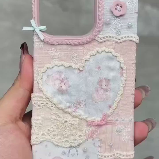 Custom Handmade Fabric Phone Case - Spring Floral Style personalized gift perfect Fits all models foldable phones and Nothing Phone