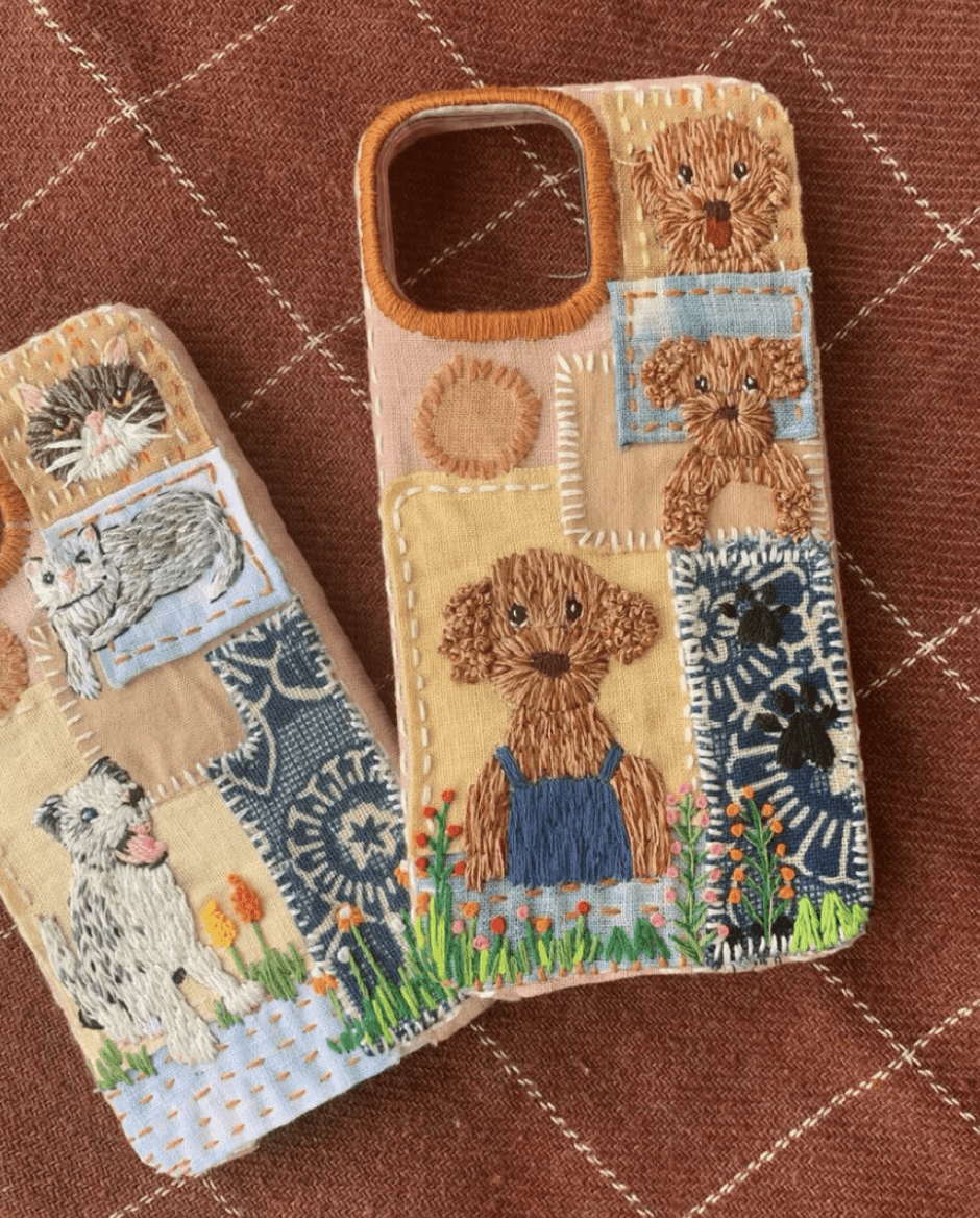 Spring Blossom Edition – Handmade Embroidered Phone Case for all models - Fiufiu#product_name