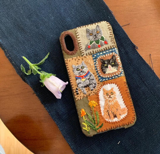 Spring Blossom Edition – Handmade Embroidered Phone Case for all models - Fiufiu#product_name