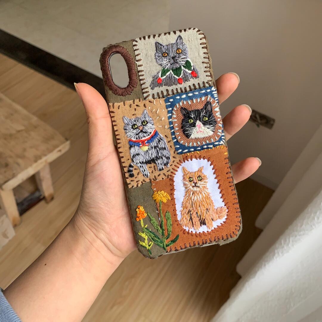 Spring Blossom Edition – Handmade Embroidered Phone Case for all models - Fiufiu#product_name