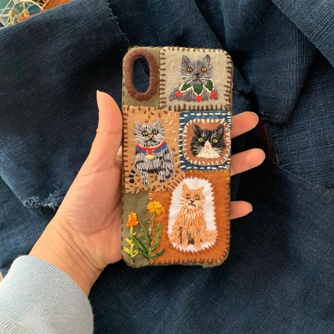 Spring Blossom Edition – Handmade Embroidered Phone Case for all models - Fiufiu#product_name